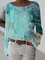 Shift Crew Neck Long Sleeve Cotton-Blend Shirts & Tops