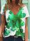 Letter Casual Printed Short Sleeve Tee Shirts & Tops