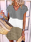 New Women Chic Plus Size Holiday Boho Vintage V Neck Short Sleeve Casual Shift Dresses