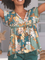 Casual Short Sleeve V Neck Shirts & Tops