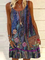 Floral Casual Sleeveless Dresses