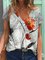Short Sleeve Cotton-Blend Casual Shirts & Tops