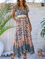 Frill Sleeve A-Line Boho Dresses