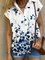 Short Sleeve Casual Printed Shirt Collar Shirts & Tops