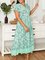 A-Line Boho Short Sleeve Dresses