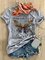 Printed Casual Cotton-Blend Shirts & Tops