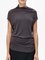 Turtleneck Casual Short Sleeve Solid Shirts & Tops