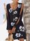 Long Sleeve Printed Elegant Floral Dresses