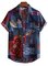 Tribal Holiday Shirt Collar Shirts & Tops