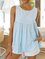 Sleeveless Crew Neck Holiday Shirts & Tops
