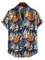 Printed Shirt Collar Cotton Shirts & Tops