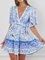 Boho Frill Sleeve Cotton-Blend Dresses