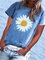 Short Sleeve Crew Neck Casual Shift T-Shirts