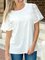 Cotton-Blend Casual Short Sleeve Shirts & Tops