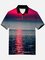 Abstract Vintage Cotton-Blend Shirts & Tops