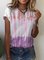 Holiday Ombre/tie-Dye Crew Neck Shirts & Tops