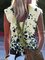 Cotton-Blend Casual Floral-Print Shirts & Tops