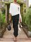 Vintage Plain Color-block Statement Plus Size 3/4 Sleeves Casual Dressses
