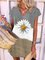 Holiday Short Sleeve Printed Dresses