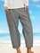 Stripes Casual Cotton-Blend Pants