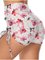Yoga Shorts for Women Ruched Sports Gym Running Beach Shorts High Waist Tummy Control Hot Pants