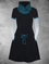 Vintage Polka Dots Printed Short Sleeve Casual Dresses