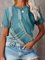 Womens Fashion Casual Printed Top T-shirt