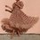 Balloon Sleeve Mesh A-Line Strawberry Dresses