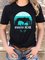 Letter Crew Neck Short Sleeve Casual Shirts & Tops