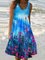 Casual Holiday Sleeveless Floral Dresses