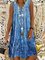 Holiday V Neck Sleeveless Stripes Dresses