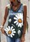 Holiday Floral Sleeveless Shirts & Tops