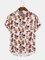 Cat Printed Casual Shirts & Tops