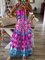Ombre/tie-Dye Casual Dresses