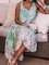 Boho Cold Shoulder A-Line Cotton-Blend Dresses