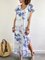 Casual Printed Short Sleeve Cotton-Blend Dresses