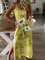Short Sleeve Ombre/tie-Dye V Neck Daisy Casual Holiday Dresses