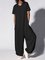 Simple Short Sleeve Jumpsuits