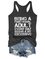 Being a Functional Adult Every Day Seems a Bit Excessive Round neck Tank Top