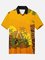 Abstract Cotton-Blend Vintage Shirts & Tops