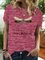 Crew Neck Short Sleeve Cotton-Blend Shirts & Tops