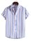 Shirt Collar Striped Shirts & Tops