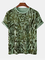 Printed Cotton-Blend Holiday Shirts & Tops