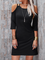 Solid Off Shoulder Casual Cotton-Blend Short Sleeve Dresses