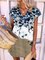 V Neck Ombre/tie-Dye Holiday Dresses