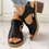 Pu Summer Block Heel Sandals