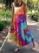 Sleeveless Ombre/tie-Dye Holiday Dresses