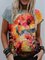 Crew Neck Short Sleeve Casual Shirts & Tops