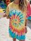 Casual Ombre/tie-Dye Shirts & Tops