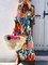 Holiday Half Sleeve V Neck Shift Dresses